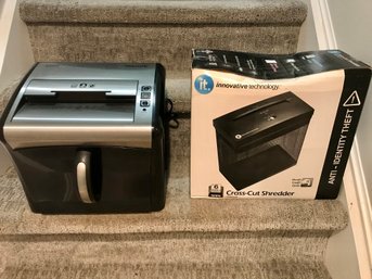 Pair Of High Quality Paper Shredders