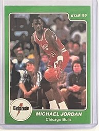 1984 Star Michael Jordan Gatorade Card #7     Super Clean Card