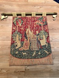 Tapestry, With Gilt Rod