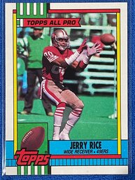 1990 Topps Jerry Rice All Pro Card #8