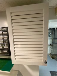 White Shutter Cabinet