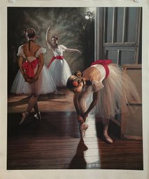 Douglas Hoffman The Red Sash  Fine Art Lithograph Hand Signed Printers Proof