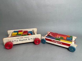 Vintage Holgate & Playskool Col-O-Rol Wagon