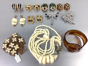 Group Of Costume Jewelry - Mostly Signed - Possible Chanel - Lot #3