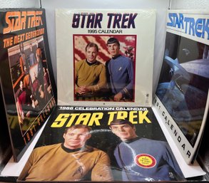 Lot Of 4 Star Trek Calendars
