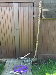 Heavy Duty 20 Ft Chain With Winch