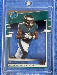 2020 Panini Donruss Clearly Rated Rookie Jalen Reagor Card #RR-JR