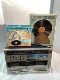 Emerson Record Playercd And Record Cleaner