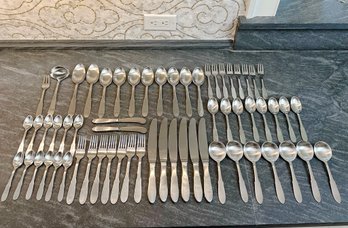 A Set Of Georg Jensen - Stainless Steel Flatware - Great Looking!