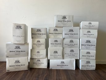 Large Group Of Dickens Village Series Department 56 Collectible Models #1