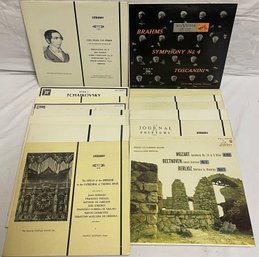 Assortment Of Classical Vinyl Records Including Mozart, Beethoven, Berlioz