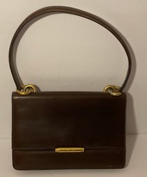 Lederer Vintage Chocolate Brown Leather Handbag