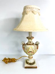 Hand Painted Resin Table Lamp