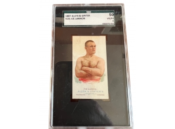 Allen And Ginter- Joe Lannon / 1885 Tobacco Card -N28