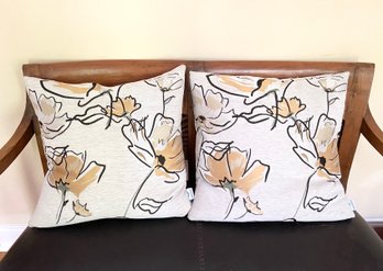 Pair Of Westex Throw Pillows