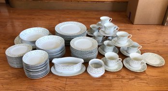 Country Garden By Wilshire House Dinnerware - 83 Pc Lot