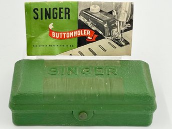 Vintage Singer Buttonholer No. 160506