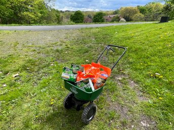 Scotts Turf Builder Spreader With Fogger & Terro Ant Killer