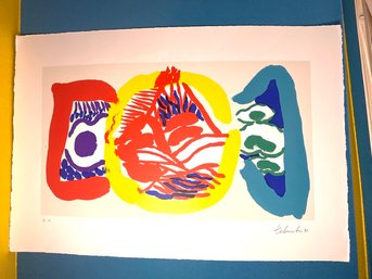 Yasse Tabuchi - Artist Proof - Lithograph 1971 Print  - Spectacular