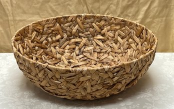 A Beautiful Hand Woven Decorative Basket.