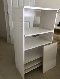 White Bookcase With Adjustable Shelves