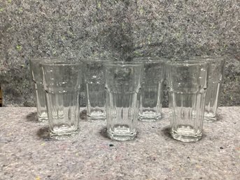 Libbey Duratuff Tumblers Set Of 7 Large Glasses