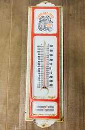 Vintage Metal Thermometer -UFPO