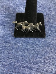 Sterling Horse Pin 9.41g
