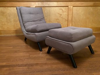 Relaxation Haven - Lounge Chair With Matching Footrest