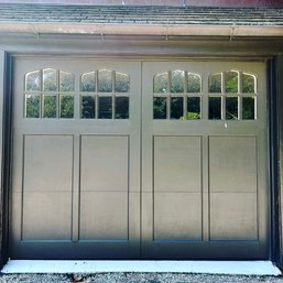 A High Quality Wood 9' X 7' Garage Door And Chamberlain Lift Master Professional Door Opener - 2 0f 2