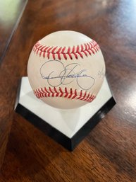 Official American League Rawlings Baseball Signed.  Autograph Is Un-identified.