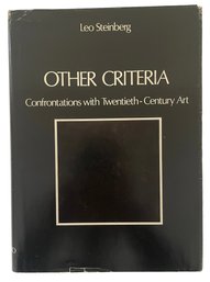 'Other Criteria: Confrontations With Twentieth-Century Art' By Leo Steinberg