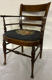 100 Year Old Needlepoint Arm Chair