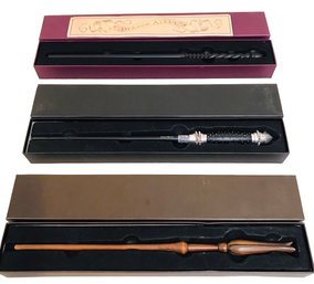 Trio Of Harry Potter Wands From Universal Orlando