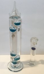 Galileo Thermometer & Hour Glass