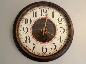 Elegant Wooden Clock By Sterling And Noble