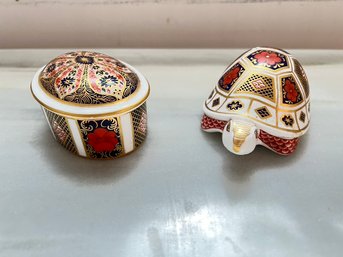 Royal Crown Derby- Turtle- Covered Dish