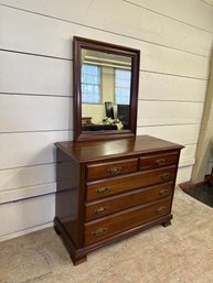 Solid Maple Dresser With Mirror