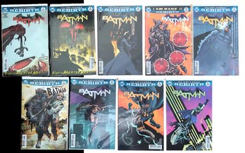 2016-2017 DC Universe Rebirth BATMAN Lot Of (9) #2,4,5,6,7,8,14,15,16