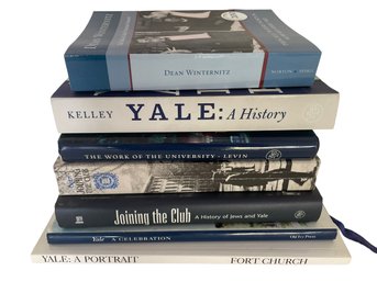 A Collection Of Seven Books On Yale University