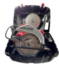 Skil Circular Saw 2.4 HP 13 Amp In Hard Shell Plastic Case . 1 Extra Saw Blade