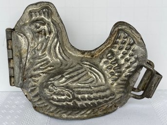 Antique Chicken Chocolate Mold Marked RANDLE & SMITH BIRMINGHAM, ENGLAND- PLEASE SEE ALL PICS FOR DETAILS