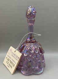 Fenton Lavender Carnival Glass Lily Of The Valley Bell