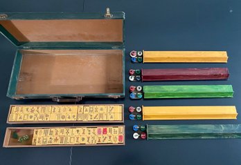 Mid Century Bakelite MahJongg Set