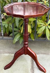 Vintage Bombay Company Small Pie Table 20.5 In. Height X 13 ' W Top
