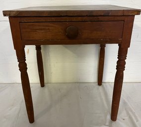 Antique One Drawer American Stand