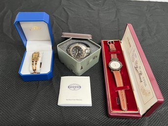 Group Of Three Watches In Original Boxes