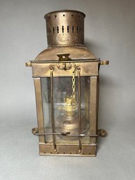 A Brass Oil Lantern