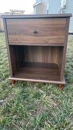 Night Stand  With One Drawer 16 X 18 X 24 H
