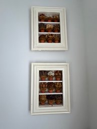 Framed Shadow Box Mini Flower Pots